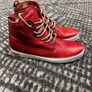 Red High-Top Men's Blackstone Shoes